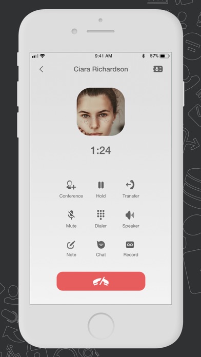 DataPhone Softphone Screenshot