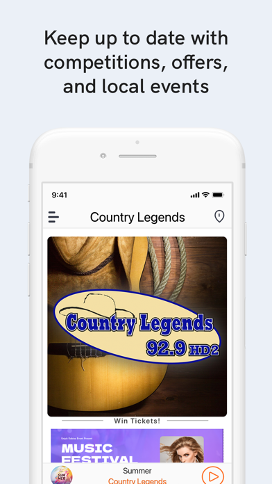 Country Legends 92.9 HD2 Screenshot