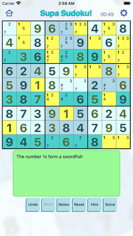 #7. Supa Sudoku (iOS) Podle: Geng Tang