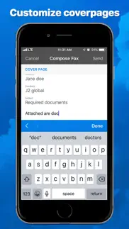 efax app–send fax from iphone iphone screenshot 4