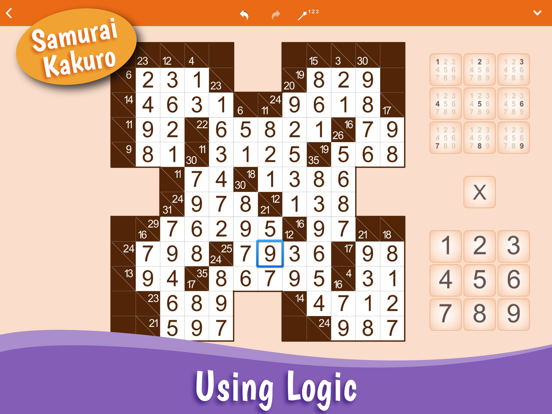 Screenshot #2 for Kakuro: Number Crossword