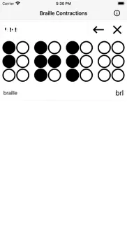 braille contraction lookup iphone screenshot 2