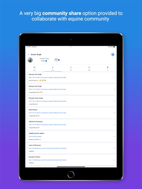 Mindari App iPad screenshot 5 - Sports app