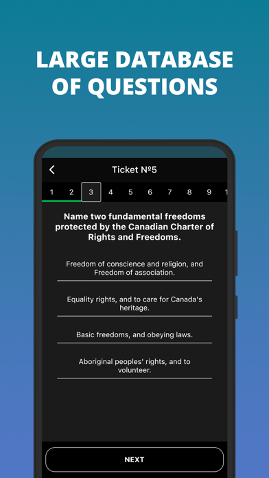 Canadian Citizenship 2024 Exam Screenshot