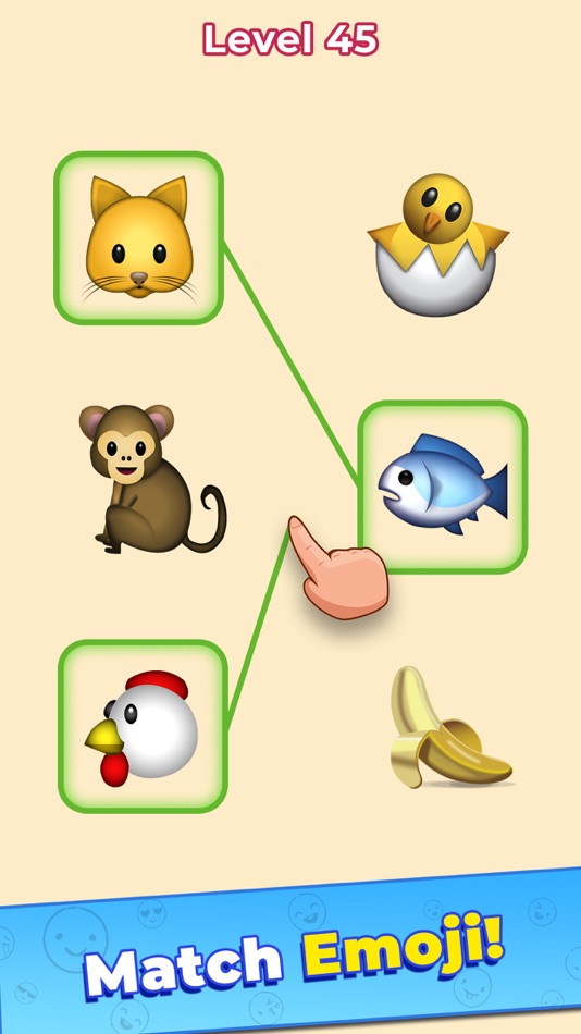 #2. Emoji Puzzle - Connect Game (iOS) By: Hiren Gabani