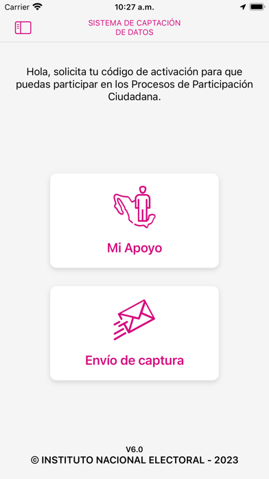Apoyo Ciudadano - INE Screenshot