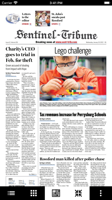 Sent-Trib Screenshot
