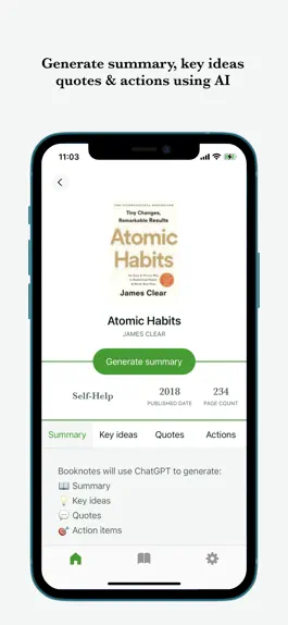Game screenshot Booknotes - AI book summaries apk