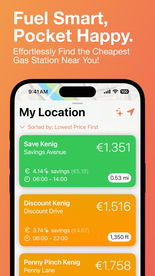 Cheap Gas Stations Spritkenig - 2.0.6 - (iOS)