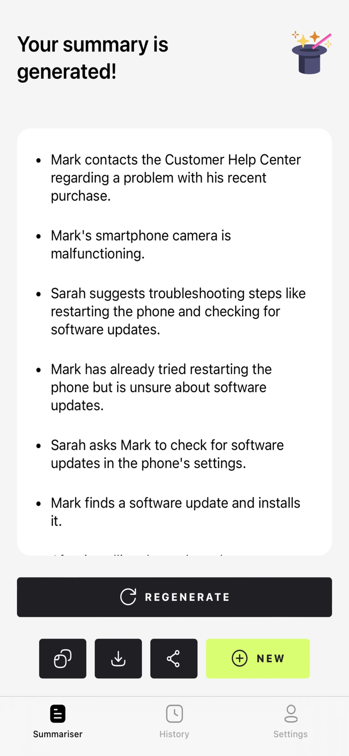 Gerador de Resumo R10s