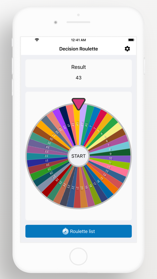 #2. Decision roulette - Random (iOS) 由: KiMin Sung