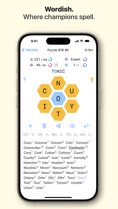 Wordish: Word Puzzle Screenshot