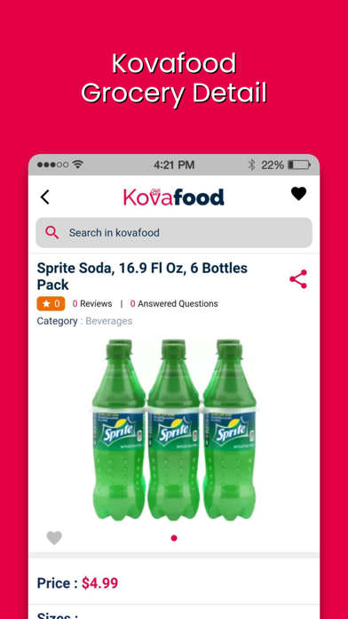 Kova Food Screenshot