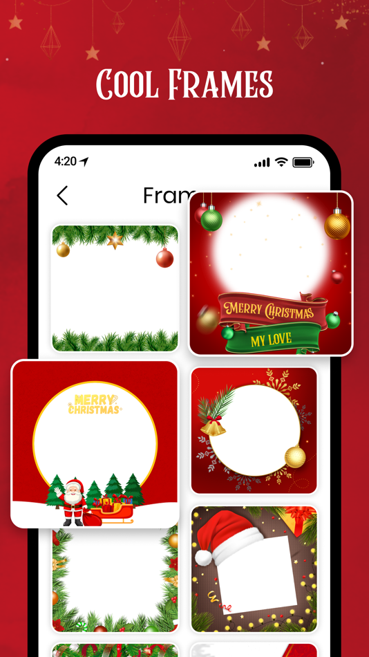 #2. Christmas Photo Frame - Xmas (iOS) De: Erasoft Technology