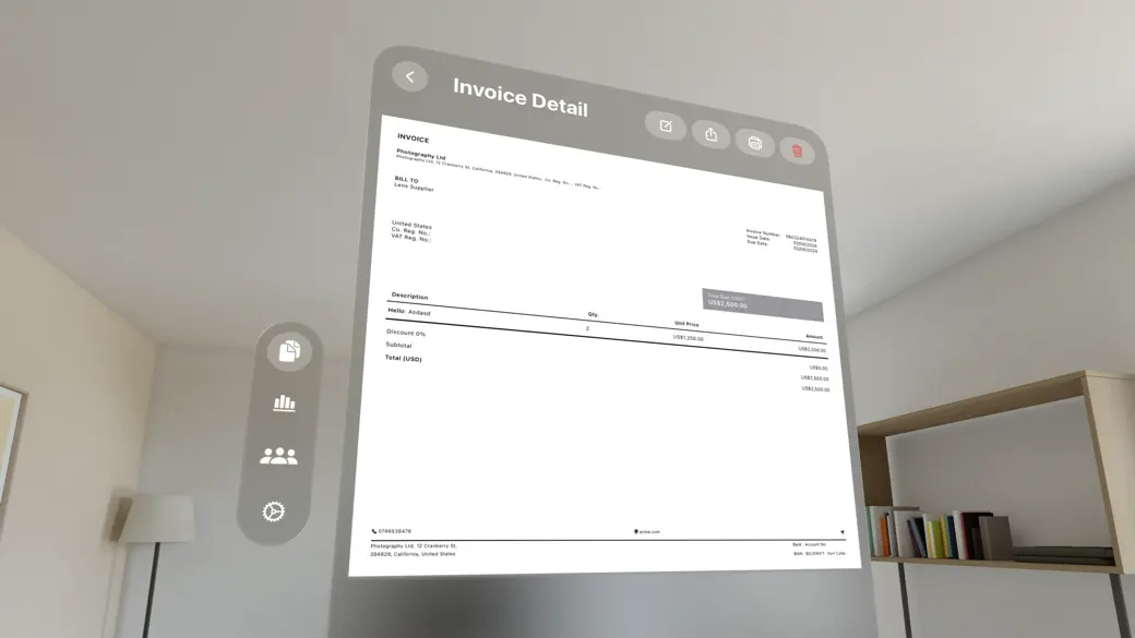 Spatial Invoice Maker screenshot 1