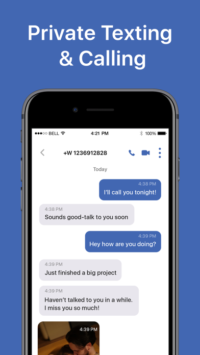 Text App: Calling+Texting Nowのおすすめ画像1