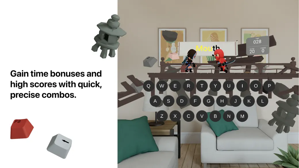 Ninja Gaze Typing screenshot 3