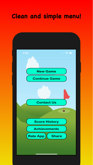 Pelly's Mini Golf Scorecard Screenshot