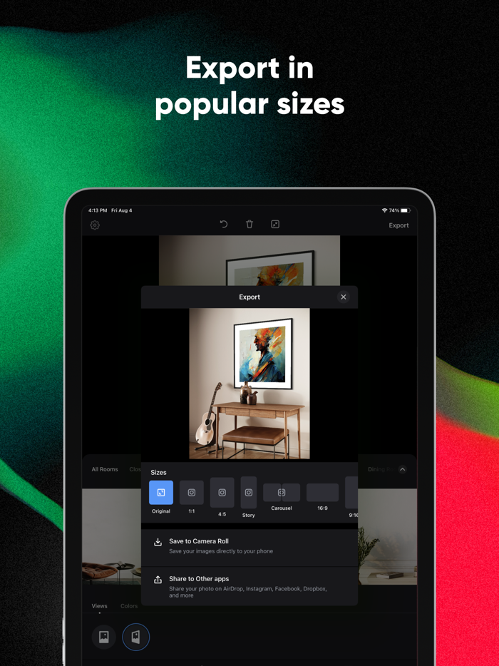 Smartist Artwork Preview App