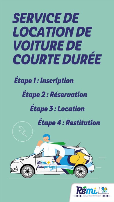 Remi+ Autopartage Screenshot