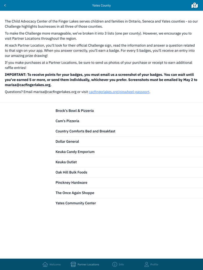 Pinwheel Passport Challenge