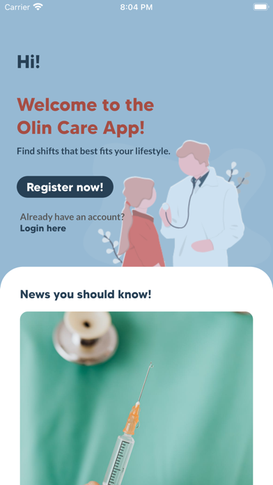 Olin Care Screenshot