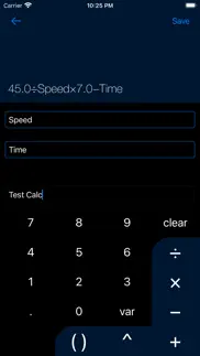 variable calculator iphone screenshot 1