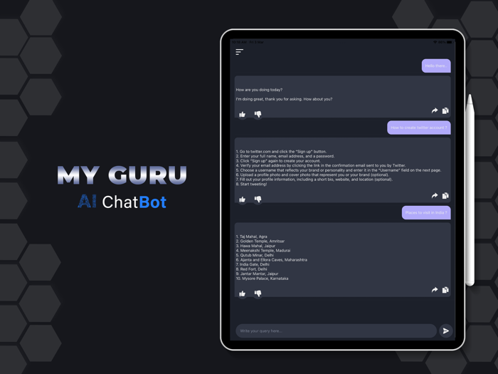 My Guru - AI Chat Bot