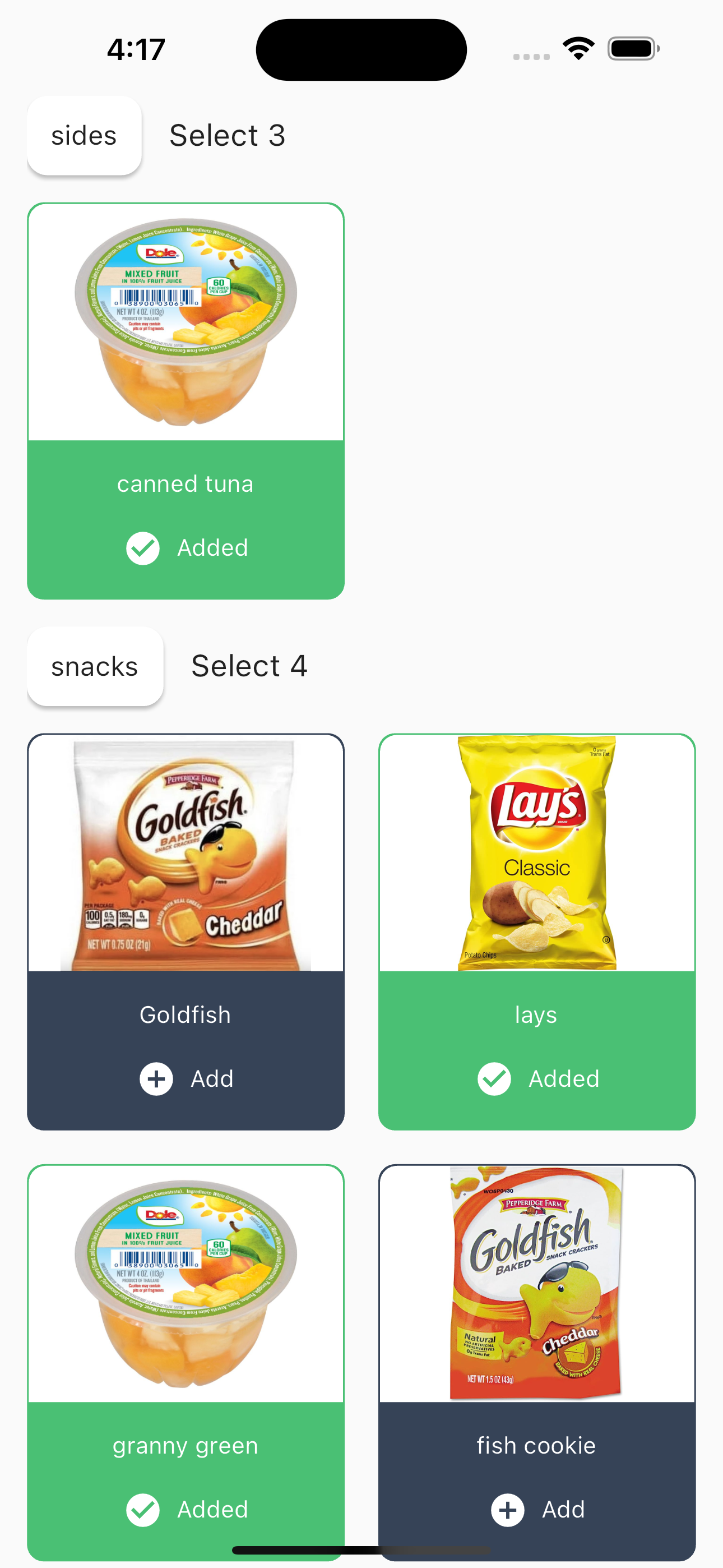 FITB Food Pantry App