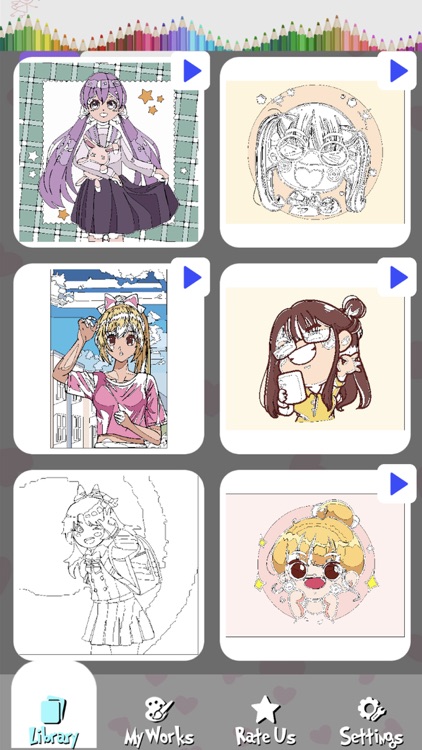 Doki Boki Coloring Girl anime screenshot-3