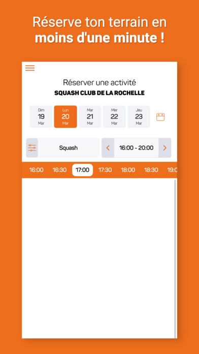 Squash Club de la Rochelle Screenshot