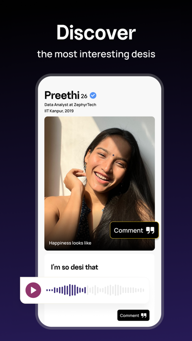 Screenshot #2 pour Aisle - Indian Dating App