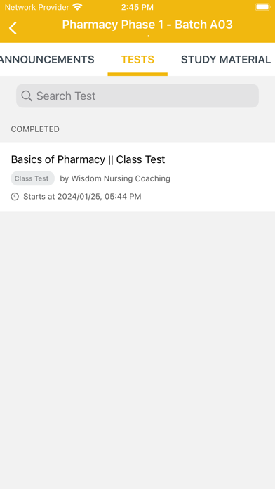 Wisdom Nursing Classes Screenshot