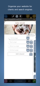 SimDif — Website Builder screenshot #1 for iPhone