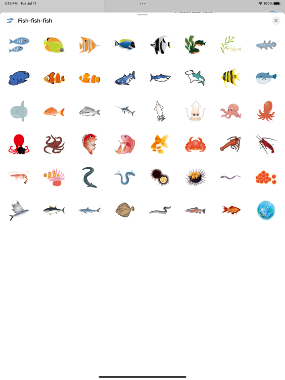 Screenshot #4 pour Autocollant poisson poisson po