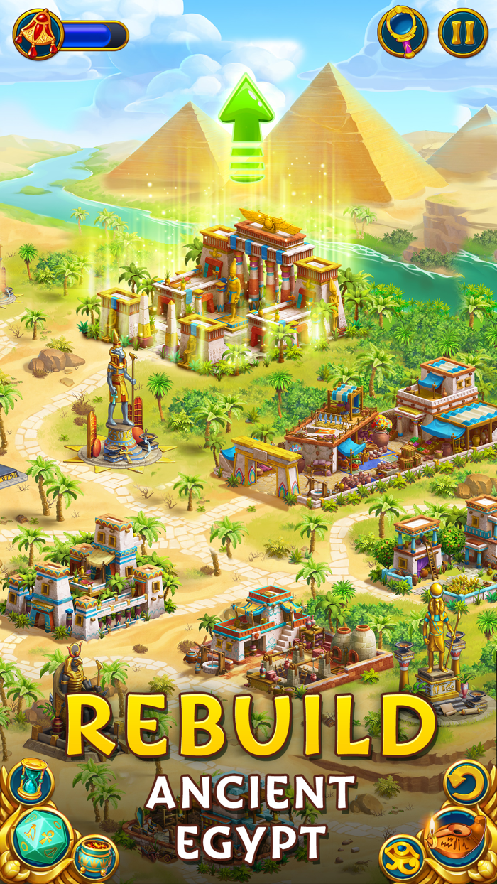 Pyramid of Mahjong Tile Game