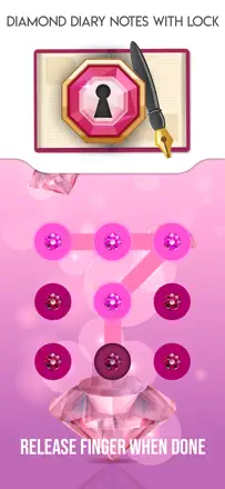 Diamond Diary Notes With Lock: Screenshot 1 von 5