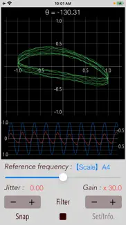 sound lissajous meter iphone screenshot 2