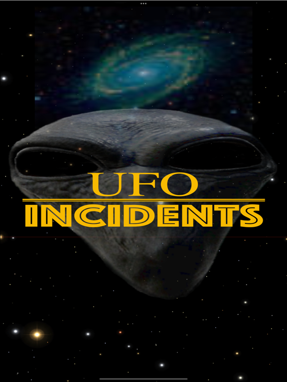 UFO Incidents iPad screenshot 1 - Entertainment app