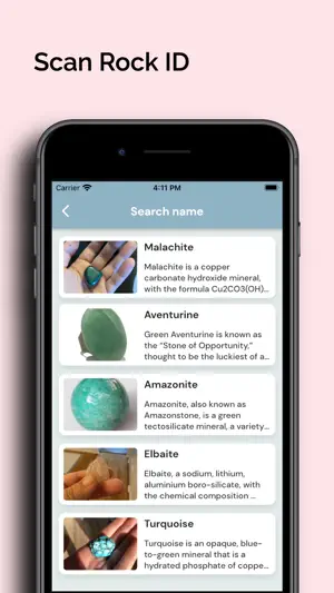 Stone Identifier : Rock finder screenshot 3