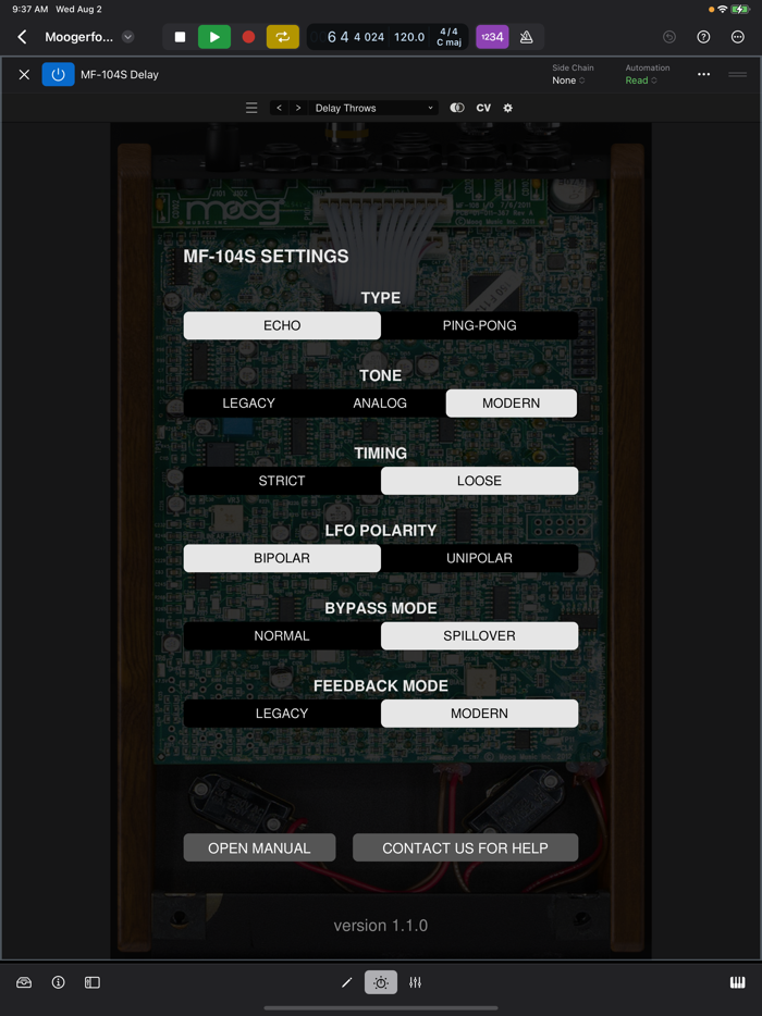 MF-104S Analog Delay