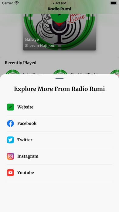 Radio Rumi Screenshot