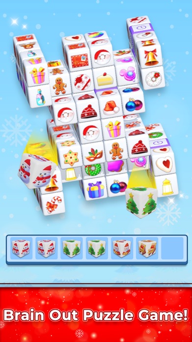 Christmas Cube Match 3 Games Screenshot