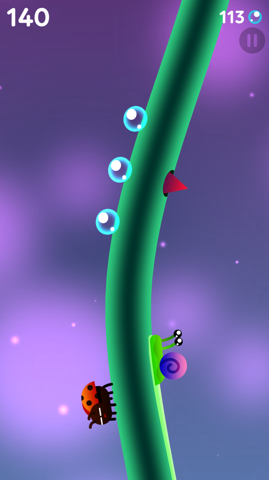 #2. Snail Endless Run (iOS) 由: 一力 郭