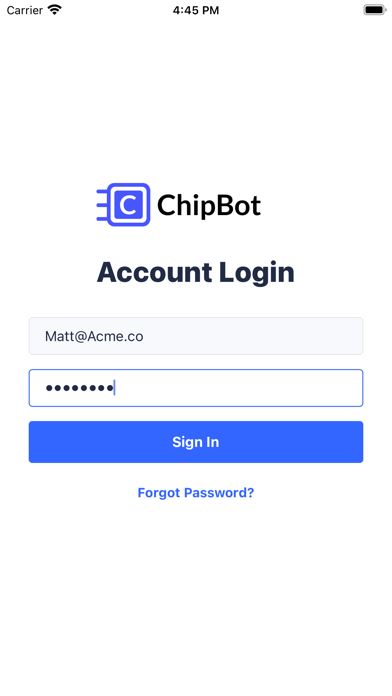 ChipBot Screenshot