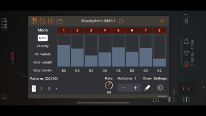 Binarhythmic Rhythm Generator Screenshot