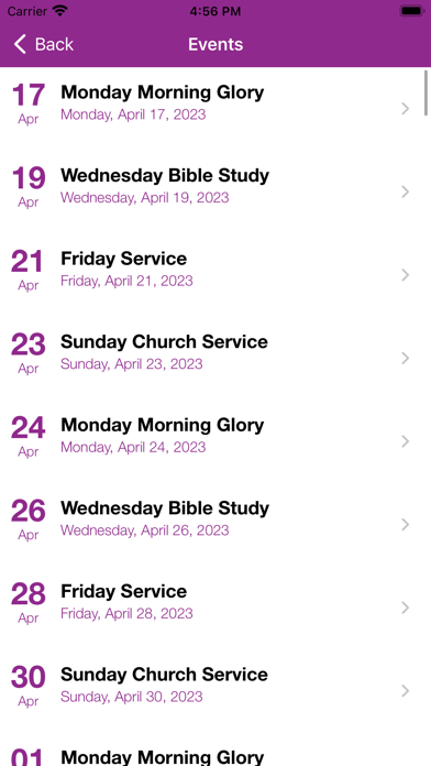 Christ Covenant Chapel Screenshot