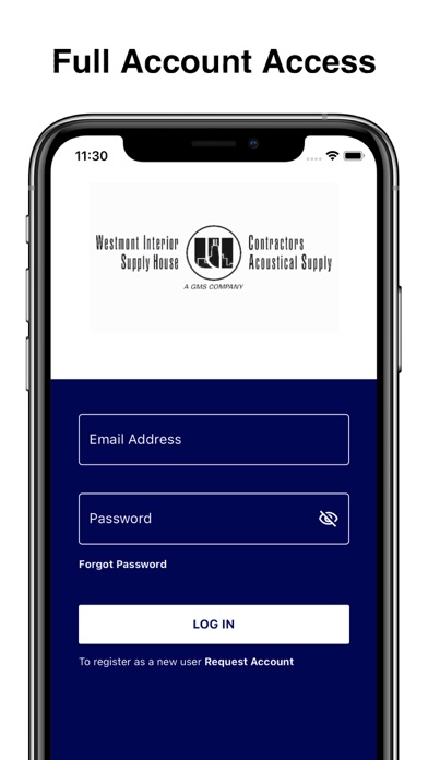 Screenshot 1 of Westmont Interior Supply House App