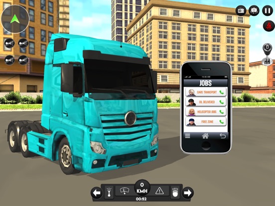 Cargo Truck Simulator Games 3D iPad screenshot