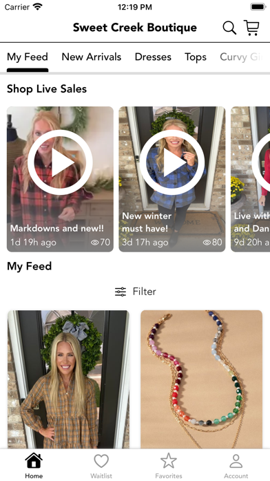 Sweet Creek Boutique Screenshot